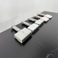 Eppendorf Research Plus qty 3 and Oxford Benchmate qty 2 Multichannel Pipettes image 0